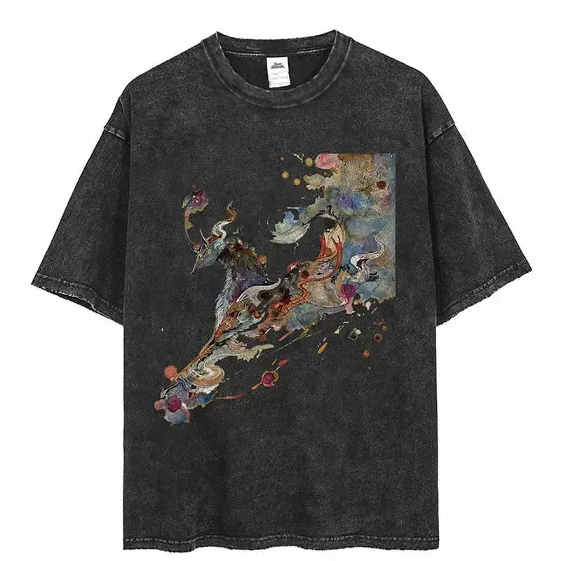 "Artful Storytelling" Unisex Men Women Streetwear Graphic T-Shirt Daulet Apparel