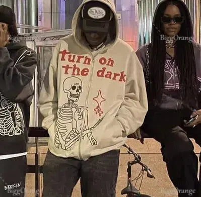 "Infinite Echoes" Men Women Streetwear Graphic Hoodie Ver.1 Daulet Apparel