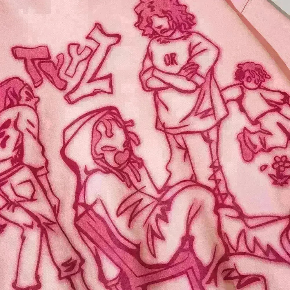 "Enchanted Ensemble" Men Women Streetwear Graphic Hoodie Ver.1 Daulet Apparel