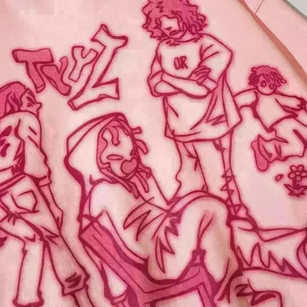 "Majestic Murmurs" Men Women Streetwear Graphic Hoodie Ver.1 Daulet Apparel