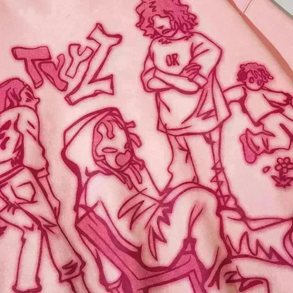 "Nomad Palette" Men Women Streetwear Graphic Hoodie Ver.1 Daulet Apparel