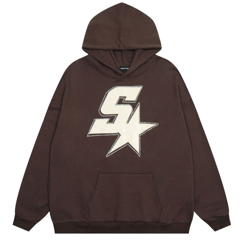 "Star Girl 1079" Unisex Men Women Streetwear Graphic Hoodie Daulet Apparel