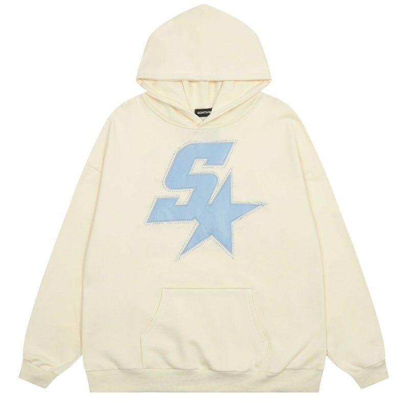 "Star Girl 1098" Unisex Men Women Streetwear Graphic Hoodie Daulet Apparel