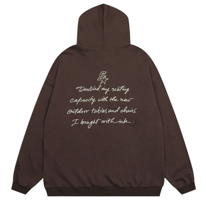 "Star Girl 1079" Unisex Men Women Streetwear Graphic Hoodie Daulet Apparel