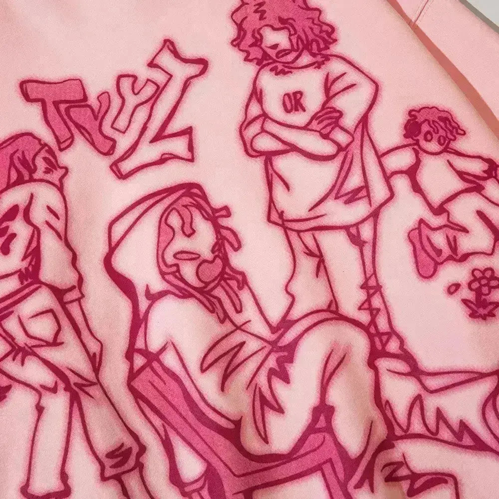 "StellarSculpt Quest" Men Women Streetwear Graphic Hoodie Ver.1 Daulet Apparel