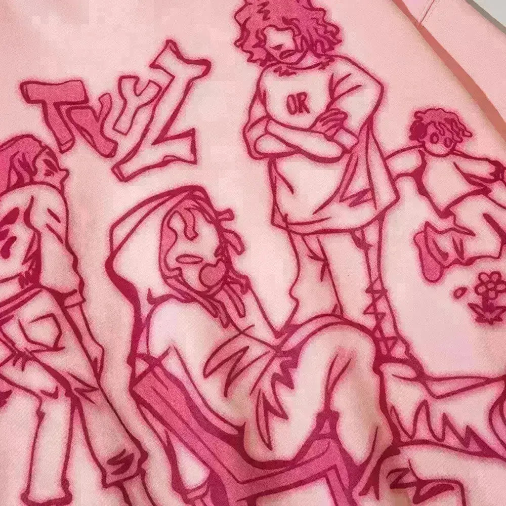 "Magnetic Melodies" Men Women Streetwear Graphic Hoodie Ver.1 Daulet Apparel