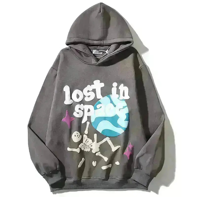 "Zenith Echo" Men Women Graphic Streetwear Hoodie Ver.1 Daulet Apparel