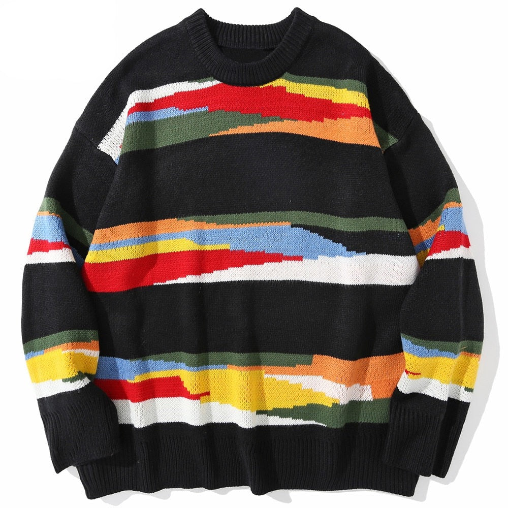 "Sandy Days" Streetwear Unisex Men Women Graphic Sweater Daulet Apparel