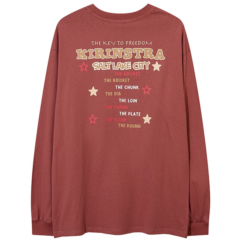 "Salt Lake" Unisex Men Women Streetwear Graphic Sweatshirt Daulet Apparel