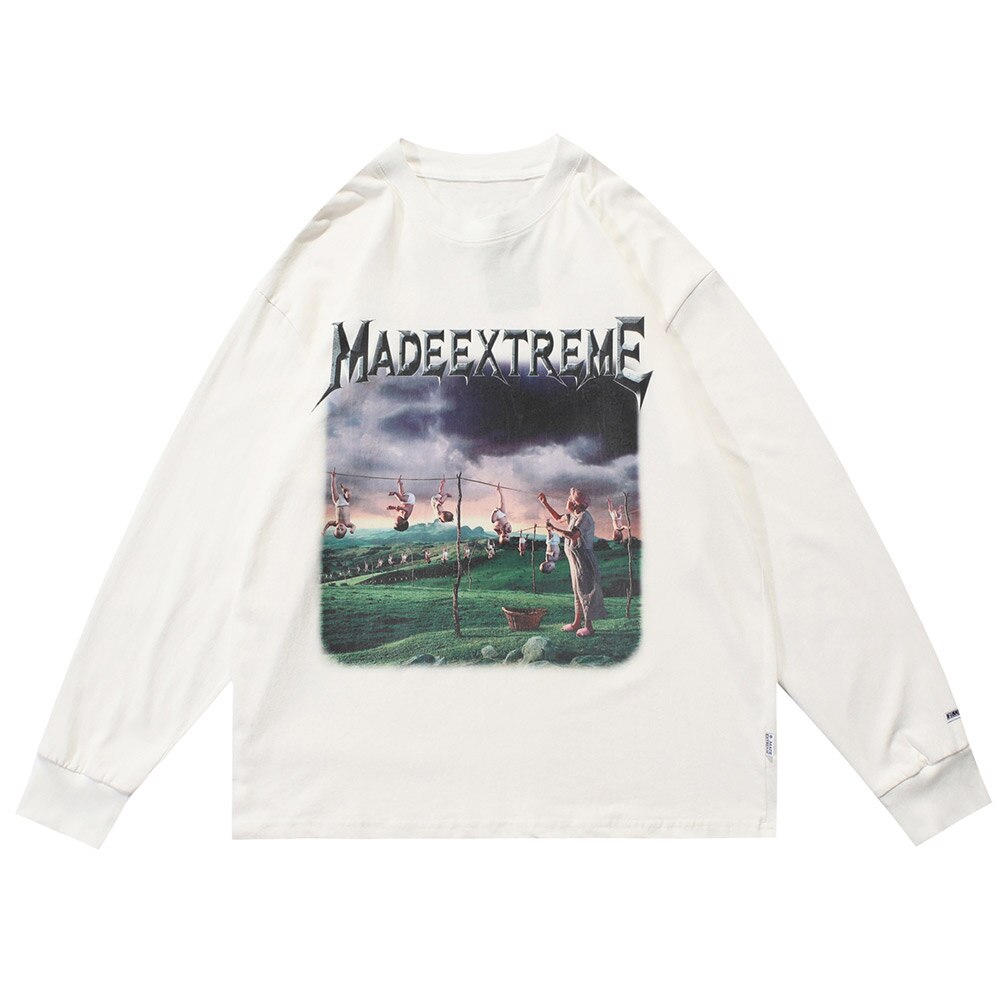 "Storm Is Coming" Unisex Men Women Streetwear Graphic Sweatshirt Daulet Apparel