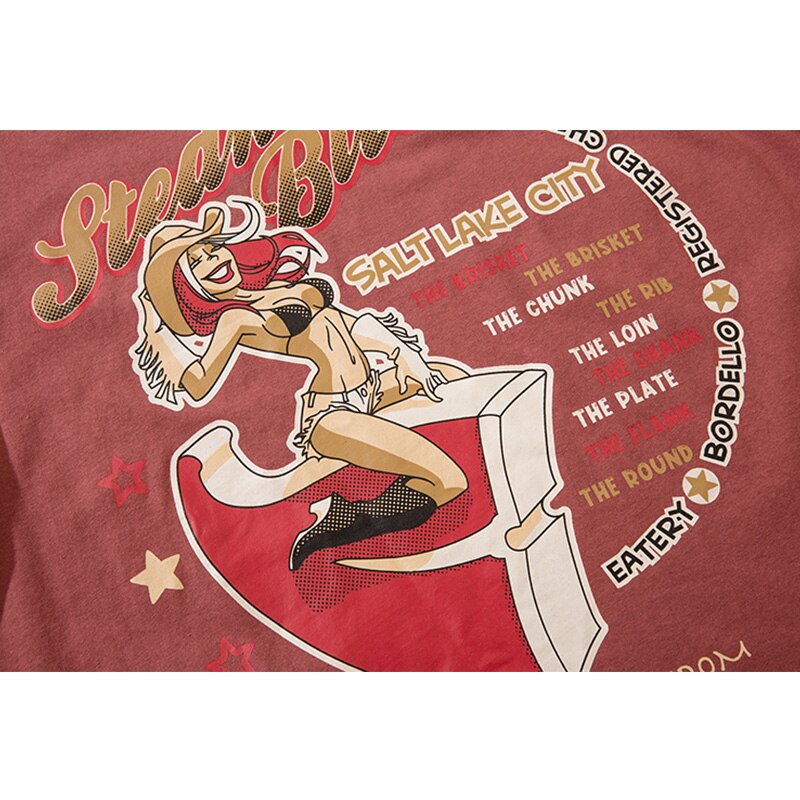 "Salt Lake" Unisex Men Women Streetwear Graphic Sweatshirt Daulet Apparel