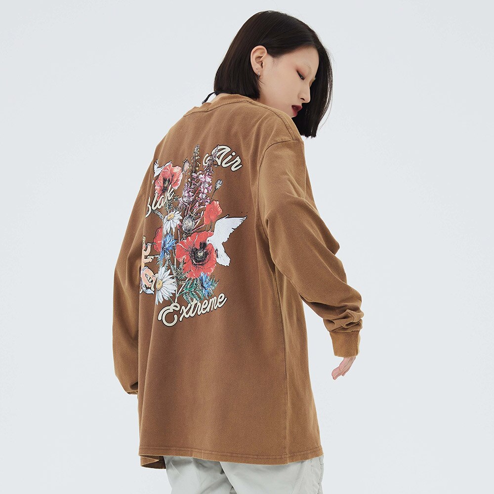 "Open Garden" Unisex Men Women Streetwear Graphic Sweatshirt Daulet Apparel