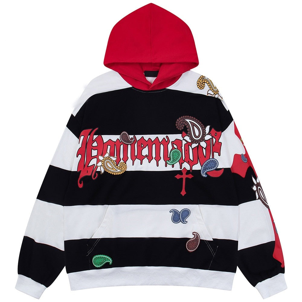 "Prisoner" Unisex Men Women Streetwear Graphic Hoodie Daulet Apparel