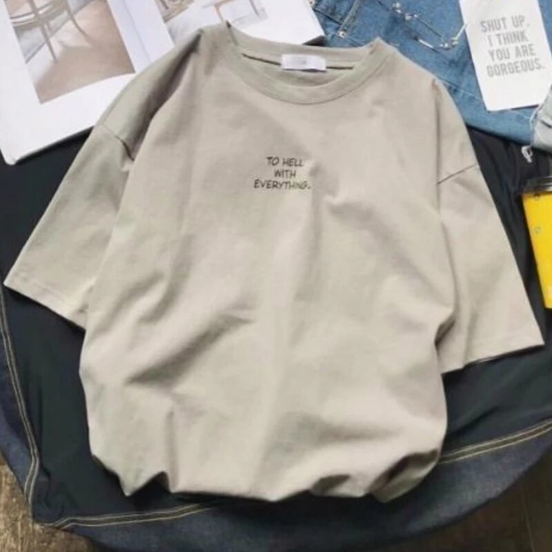 "For Everything" Unisex Men Women Streetwear Graphic T-Shirt Daulet Apparel