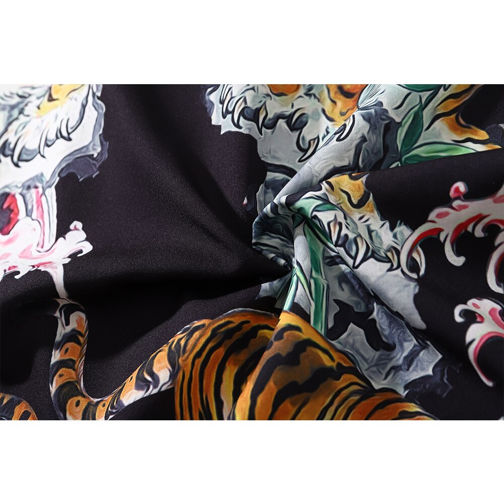 "Golden One" Unisex Men Women Streetwear Graphic Button Shirt Daulet Apparel