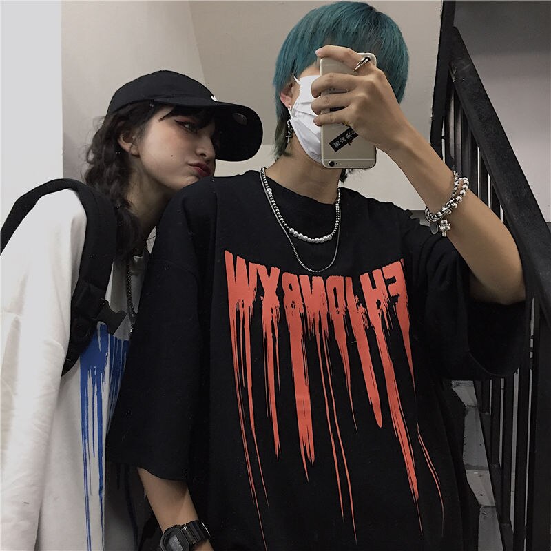 "Loco Drip" Unisex Men Women Streetwear Graphic T-Shirt Daulet Apparel