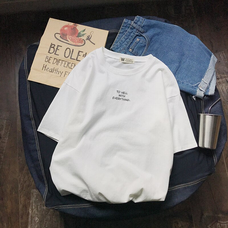 "For Everything" Unisex Men Women Streetwear Graphic T-Shirt Daulet Apparel