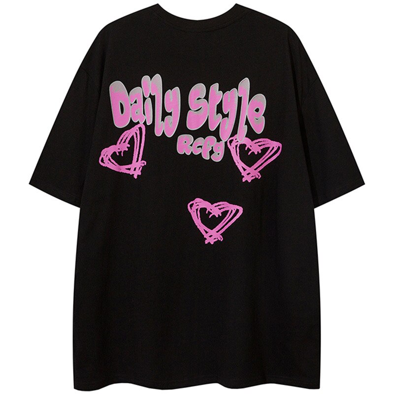 "Daily Style" Unisex Men Women Streetwear Graphic T-Shirt Daulet Apparel