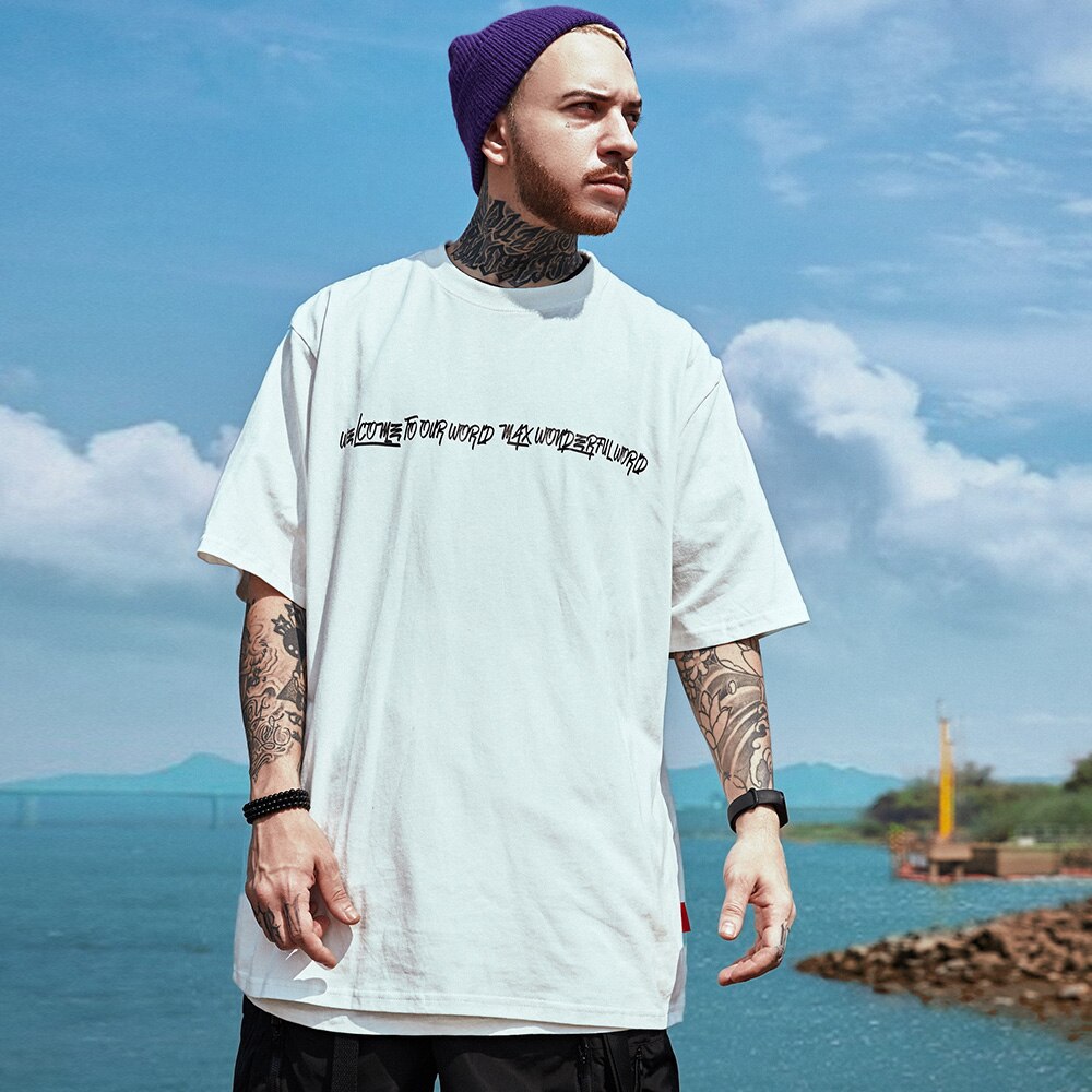 "Vapourware" Unisex Men Women Streetwear Graphic T-Shirt Daulet Apparel