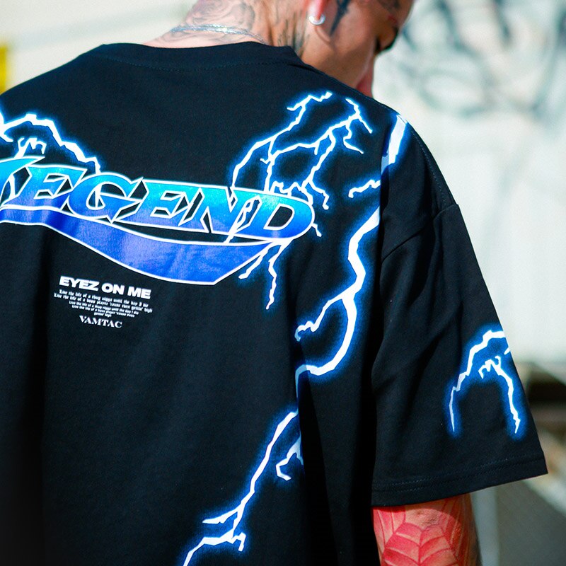 "Made Legend" Unisex Men Women Streetwear Graphic T-Shirt Daulet Apparel