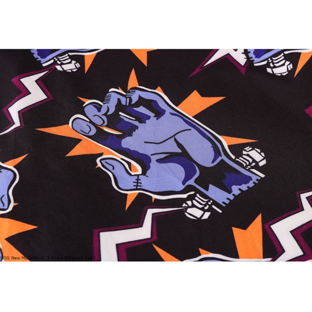 "Red Leafs" Unisex Men Women Streetwear Graphic Shirt Daulet Apparel