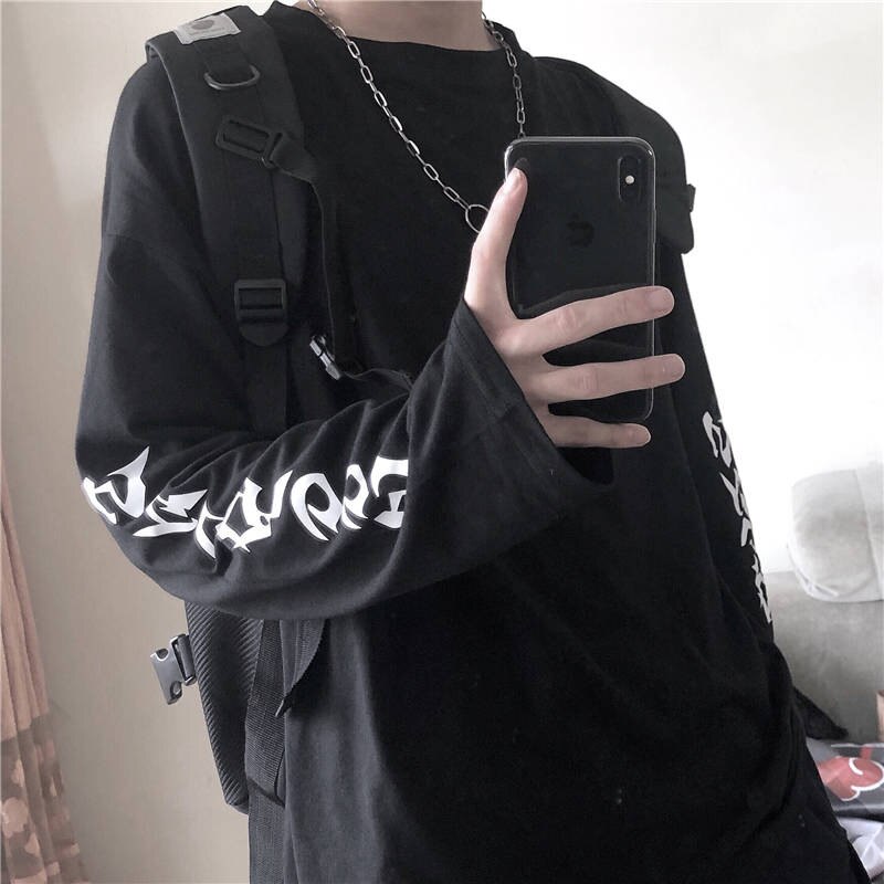 "Stealth Sleeves" Men Women Streetwear Unisex Graphic T-Shirt Daulet Apparel