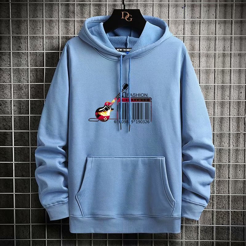 "Barcode" Unisex Men Women Streetwear Graphic Hoodie Daulet Apparel