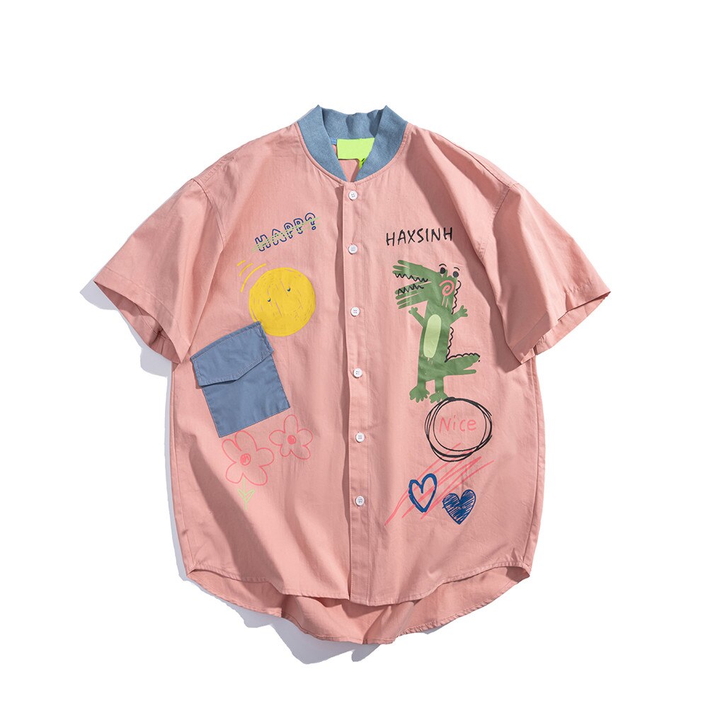 "Sunset" Unisex Men Women Streetwear Graphic Shirt Daulet Apparel