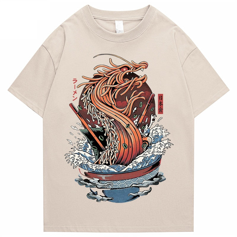 "Kraken" Men Women Streetwear Unisex Graphic T-Shirt Daulet Apparel