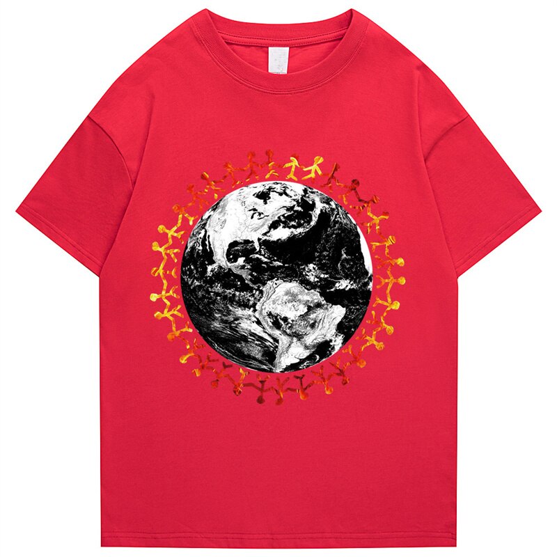 “The Bigger Picture" Men Women Streetwear Unisex Graphic T-Shirt Daulet Apparel