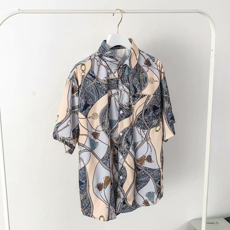 "Floor Tiles" Unisex Men Women Streetwear Graphic Shirt Daulet Apparel