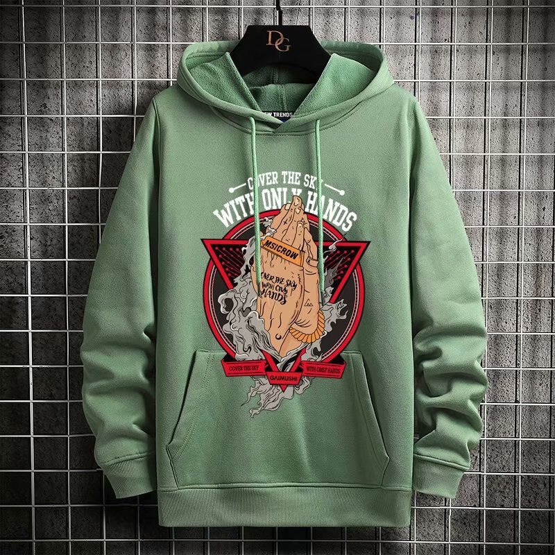 "Big Hands" Unisex Men Women Streetwear Graphic Hoodie Daulet Apparel