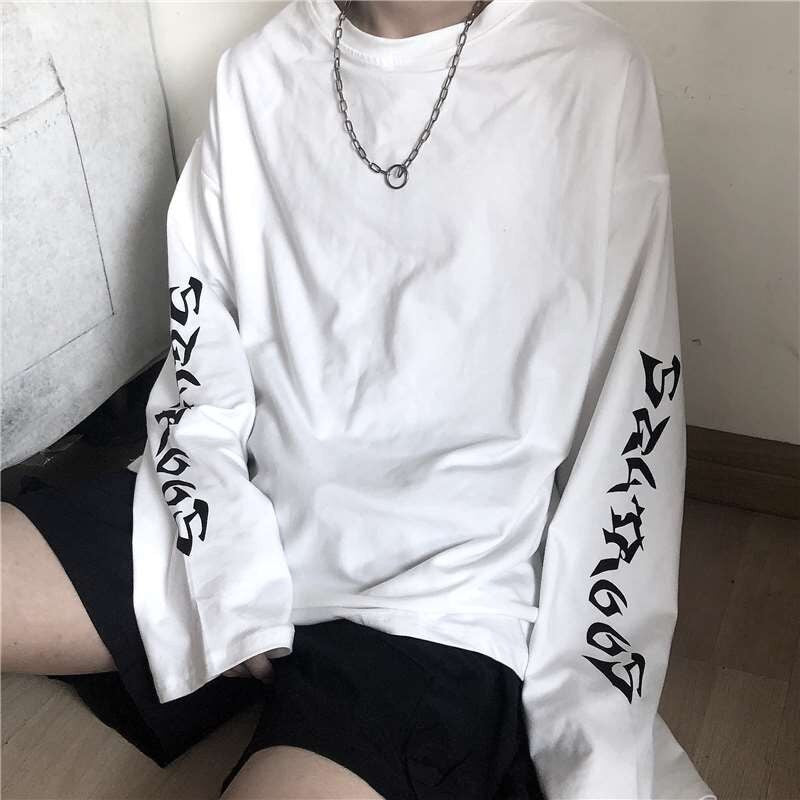 "Stealth Sleeves" Men Women Streetwear Unisex Graphic T-Shirt Daulet Apparel