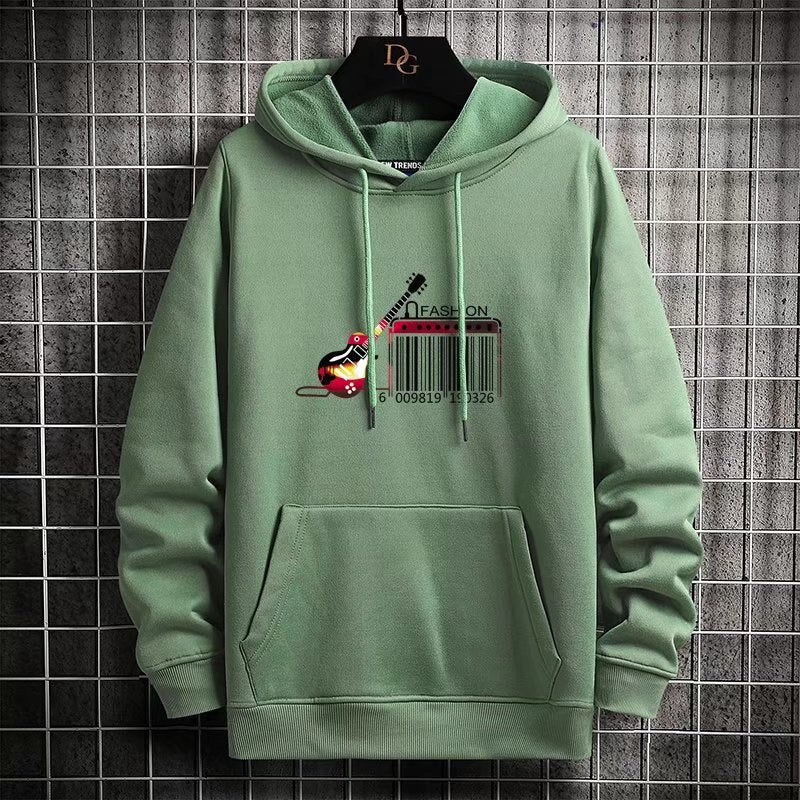 "Barcode" Unisex Men Women Streetwear Graphic Hoodie Daulet Apparel