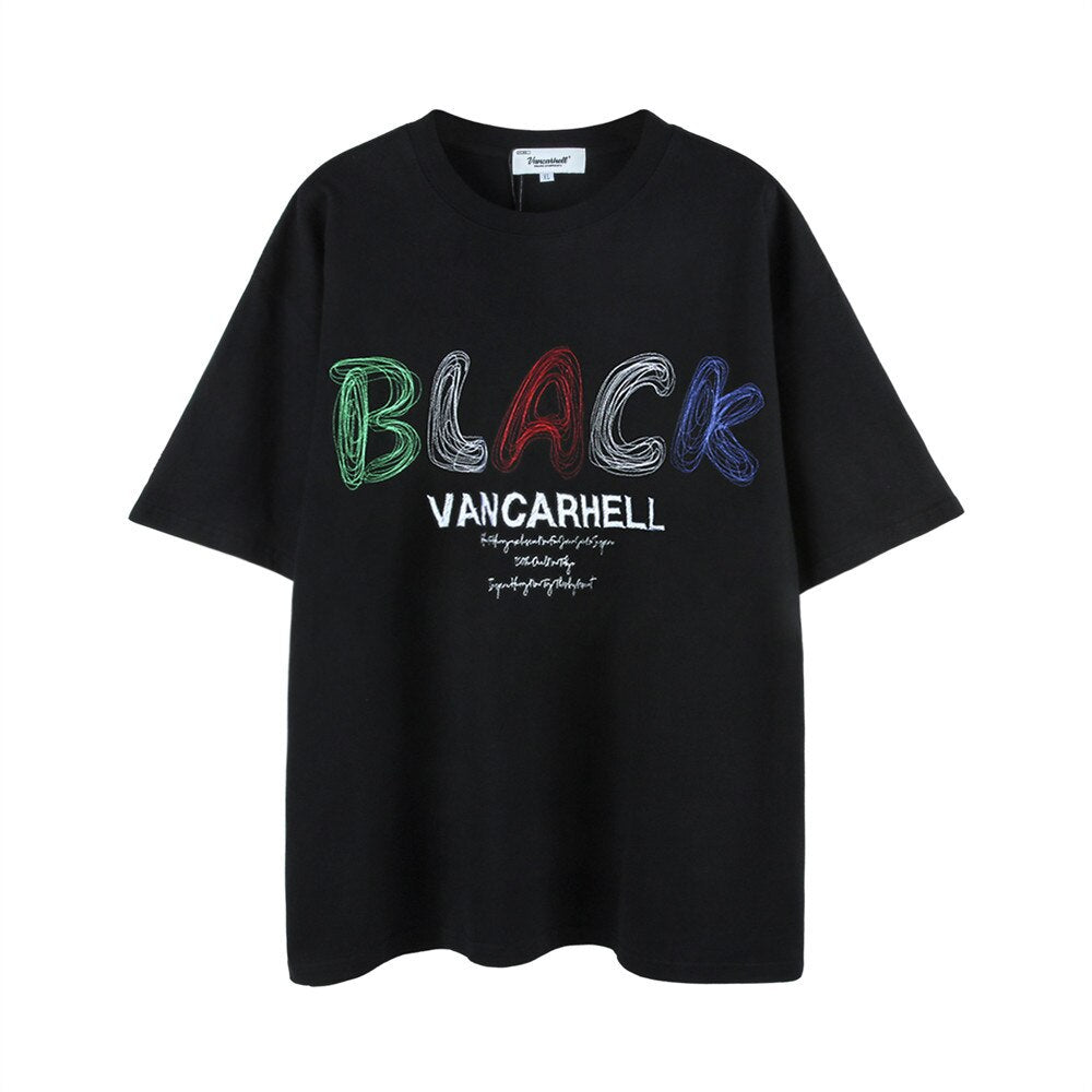 "National" Unisex Men Women Streetwear Graphic T-Shirt Daulet Apparel