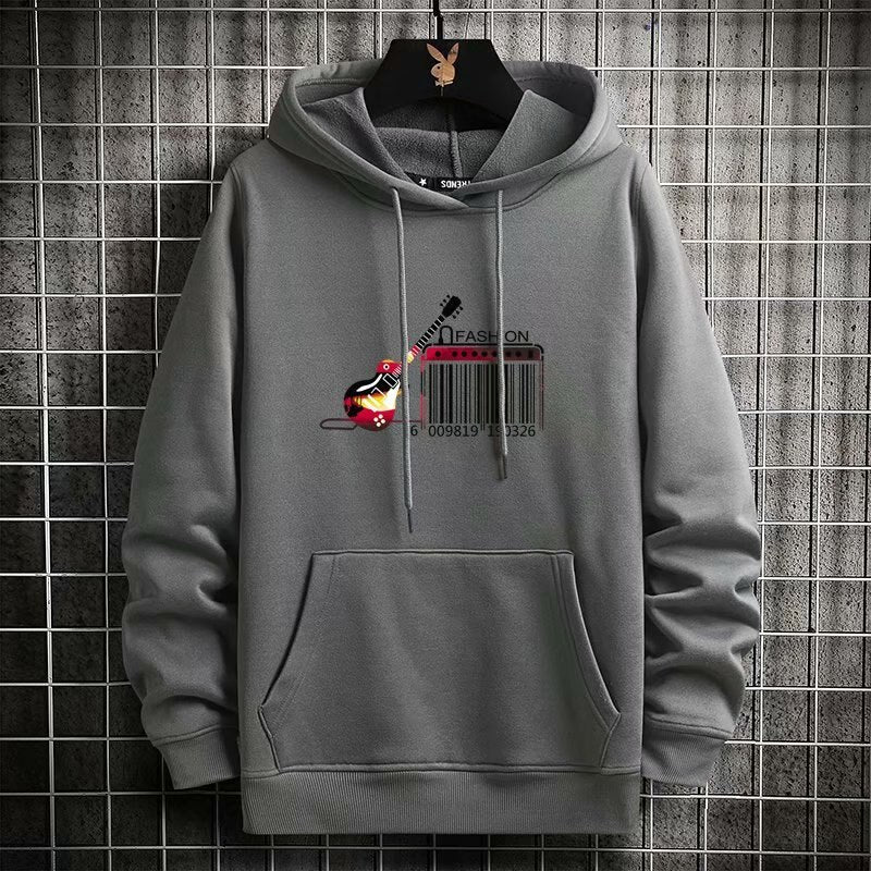 "Barcode" Unisex Men Women Streetwear Graphic Hoodie Daulet Apparel