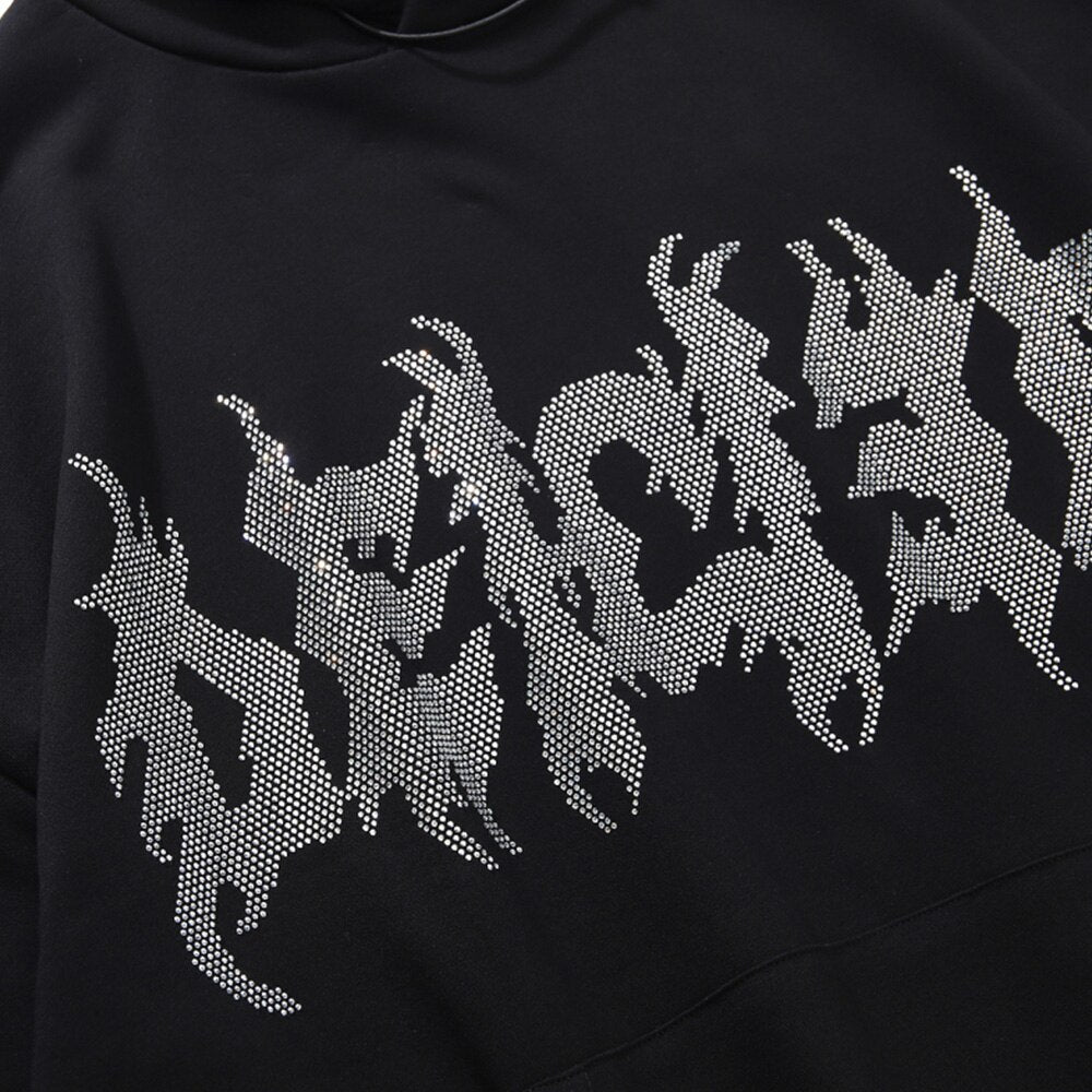 "Diamond Bags" Unisex Men Women Streetwear Graphic Hoodie Daulet Apparel