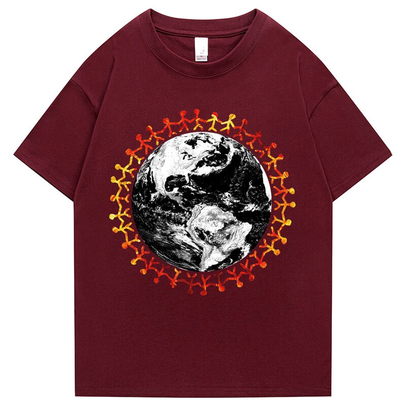 “The Bigger Picture" Men Women Streetwear Unisex Graphic T-Shirt Daulet Apparel