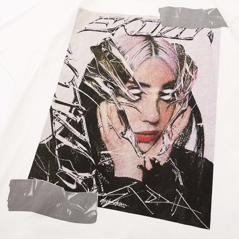 "Illustration" Unisex Men Women Streetwear Graphic T-Shirt Daulet Apparel