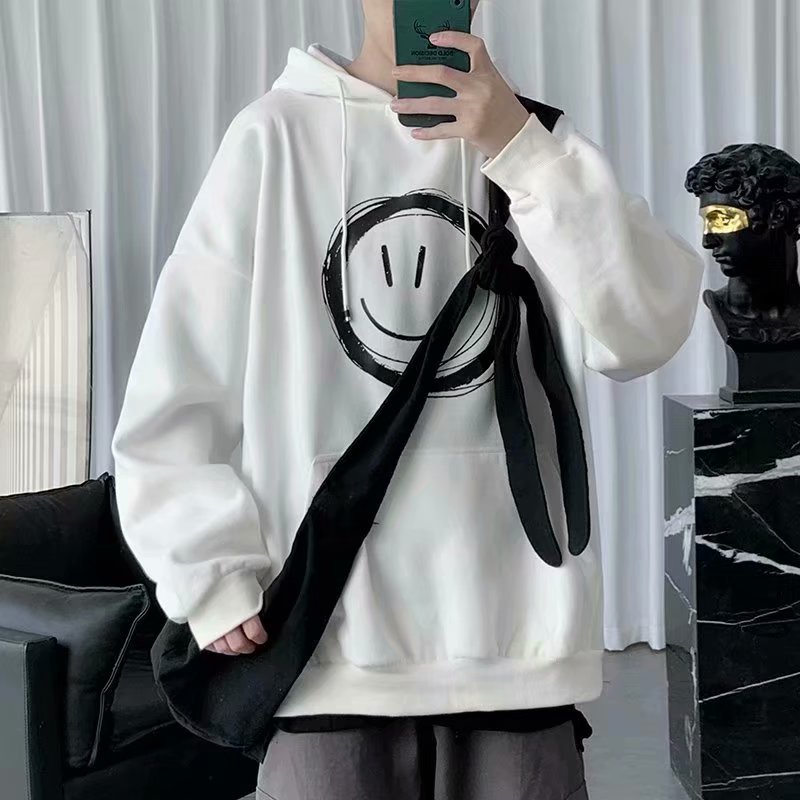 "Smiley" Unisex Men Women Streetwear Graphic Hoodie Daulet Apparel