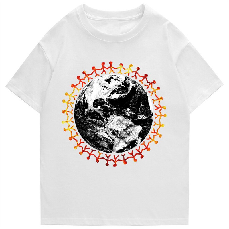 “The Bigger Picture" Men Women Streetwear Unisex Graphic T-Shirt Daulet Apparel