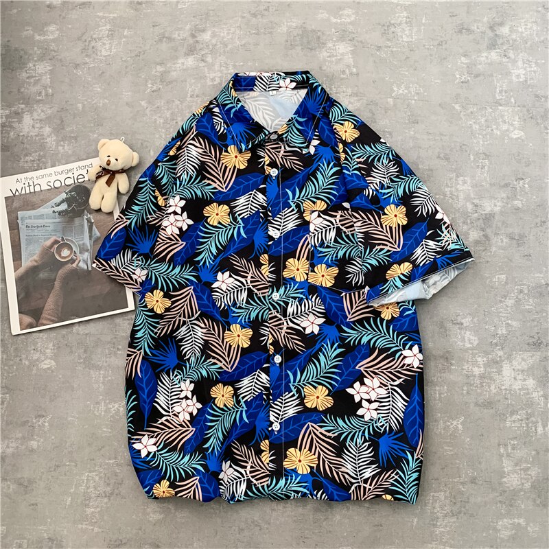 "Sandy Shores" Unisex Men Women Streetwear Shirt Daulet Apparel