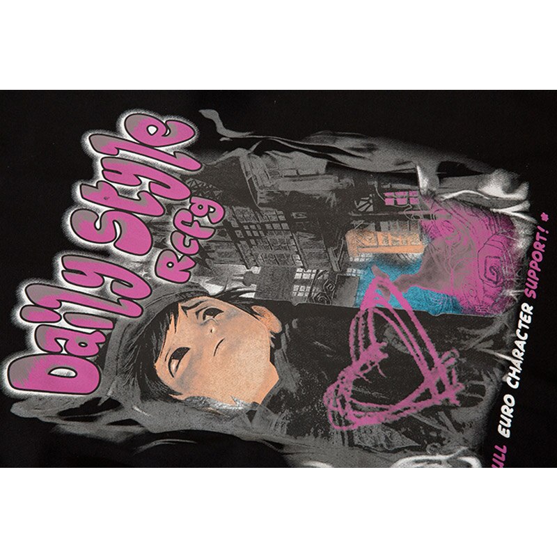 "Daily Style" Unisex Men Women Streetwear Graphic T-Shirt Daulet Apparel