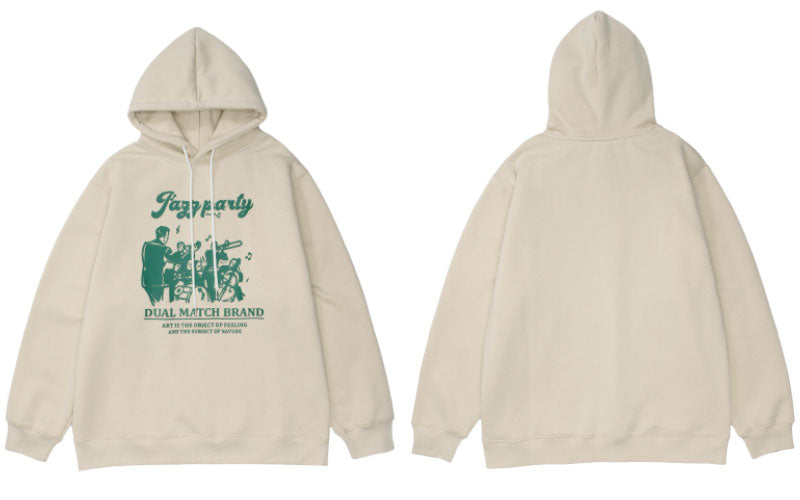 "Group Band" Unisex Men Women Streetwear Graphic Hoodie Daulet Apparel