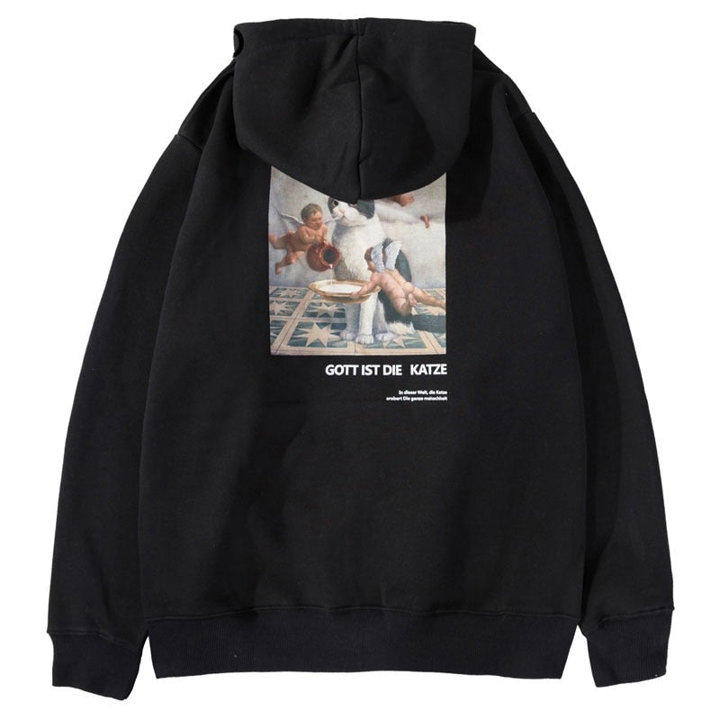 "Family Dinner" Unisex Men Women Streetwear Graphic Hoodie Daulet Apparel