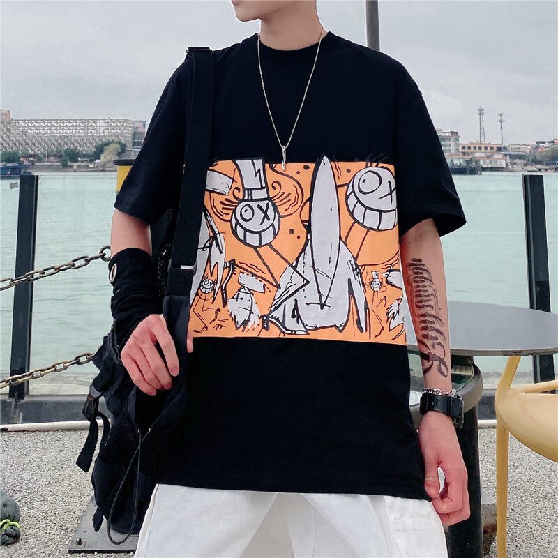 "Statement" Unisex Men Women Streetwear Graphic T-Shirt Daulet Apparel