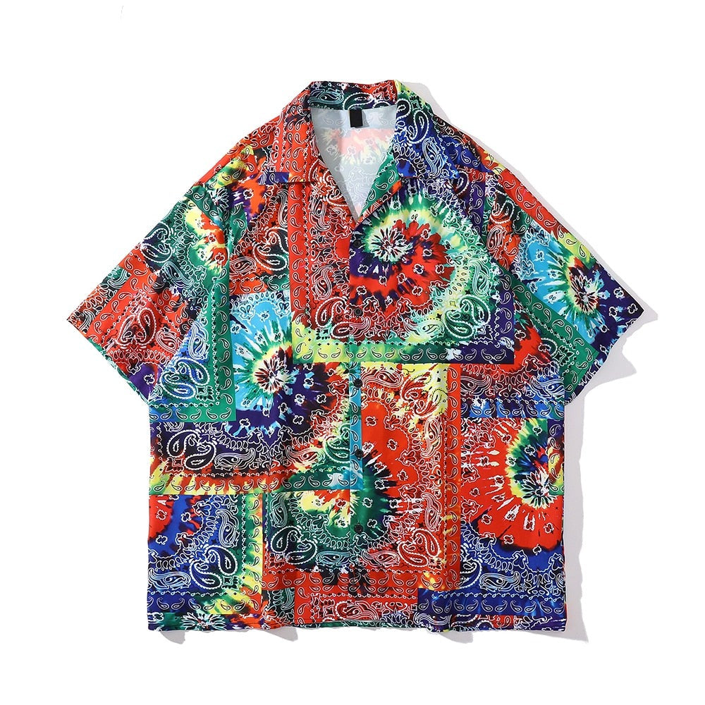 "Chase The Rainbow" Unisex Men Women Streetwear Graphic Shirt Daulet Apparel