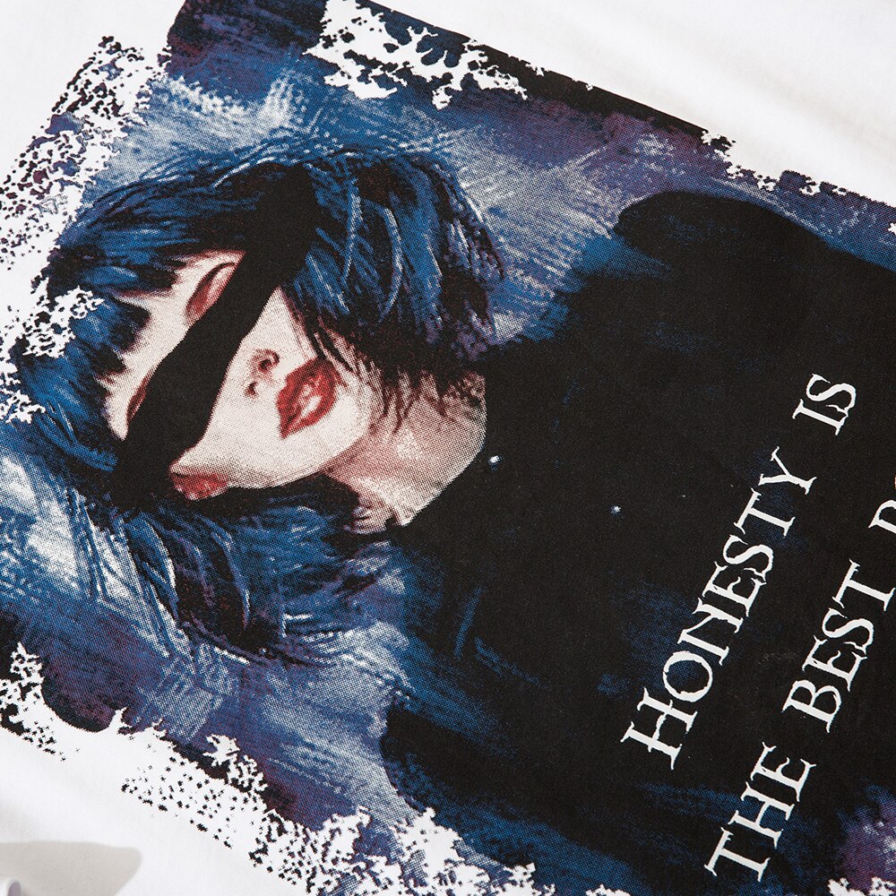 "Honestly" Unisex Men Women Streetwear Graphic T-Shirt Daulet Apparel
