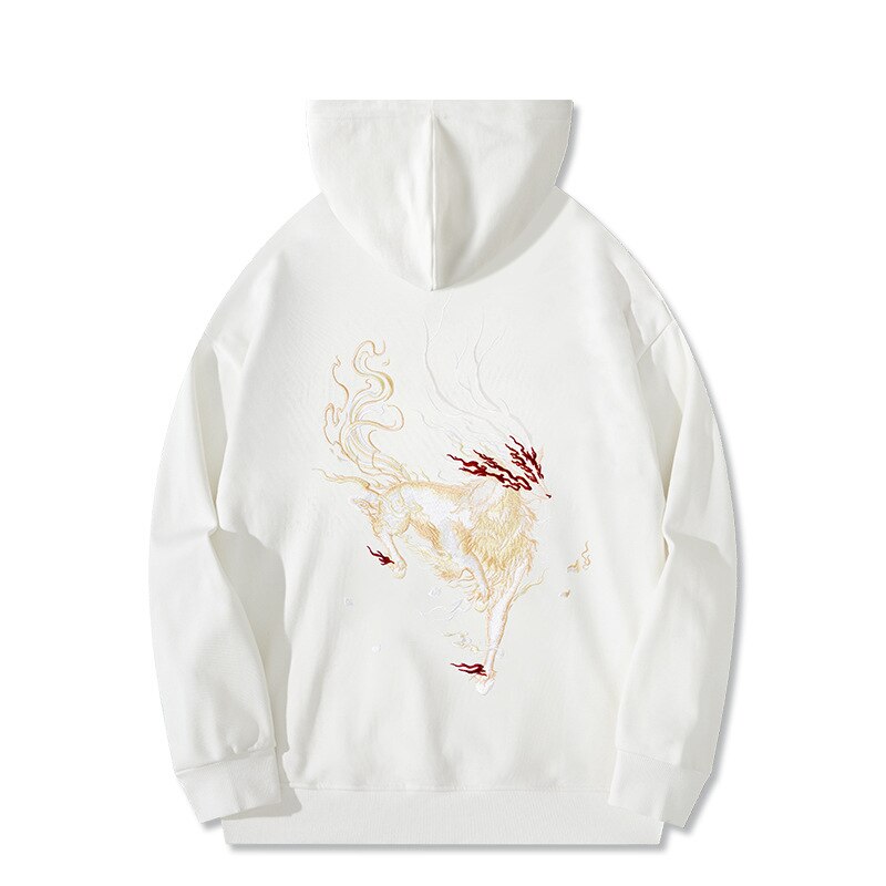 "Black Dragon" Unisex Men Women Streetwear Graphic Hoodie Daulet Apparel