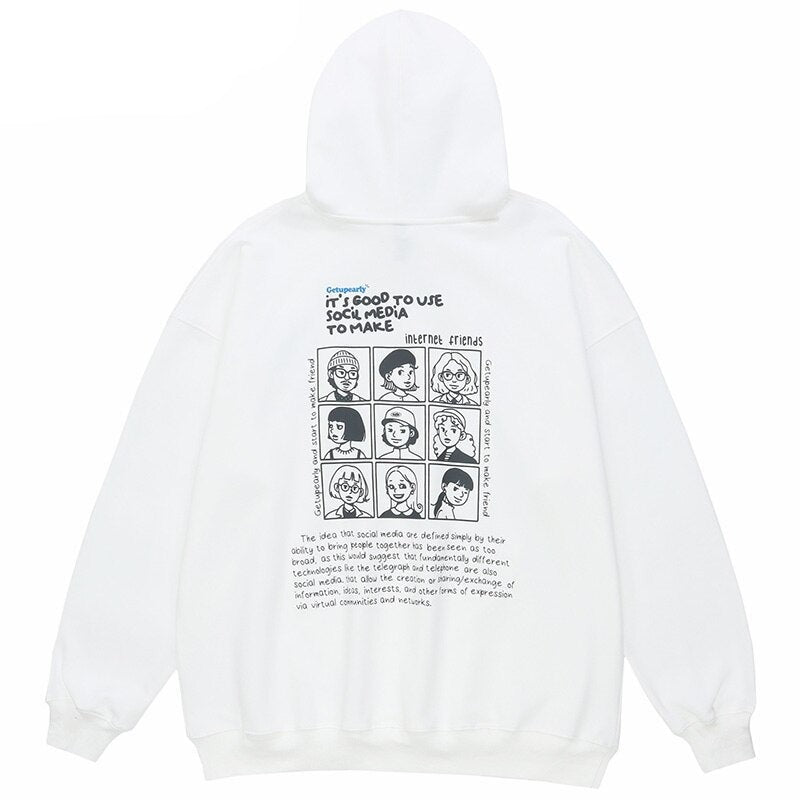 "Cold Calling" Unisex Men Women Streetwear Graphic Hoodie Daulet Apparel